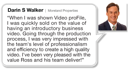 Realtor Darren Walker testimonial for Video proFile